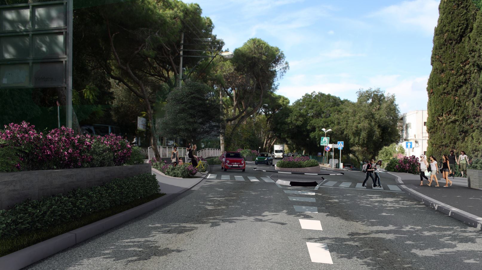 בשבוע הבא ייצא לדרך שיקום המקטע האחרון של רחוב דרך הים, בין כיכר "מילה ברנר" למרכז הכרמל, אשר יכלול שיפורי בטיחות