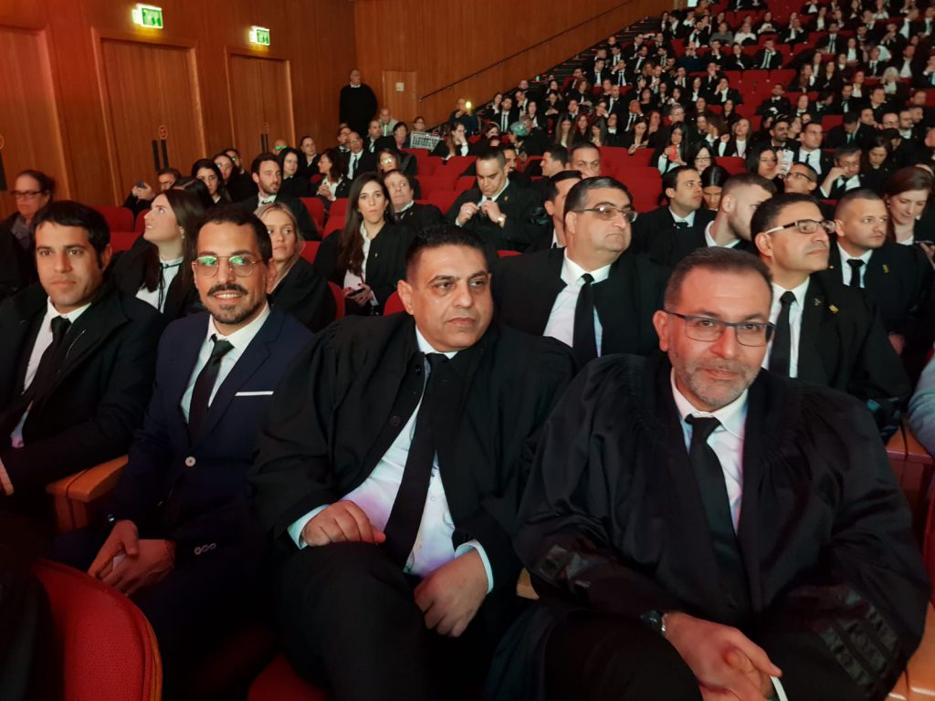 150 מתמחים הוסמכו כעורכי דין במחוז חיפה של לשכת עורכי הדין