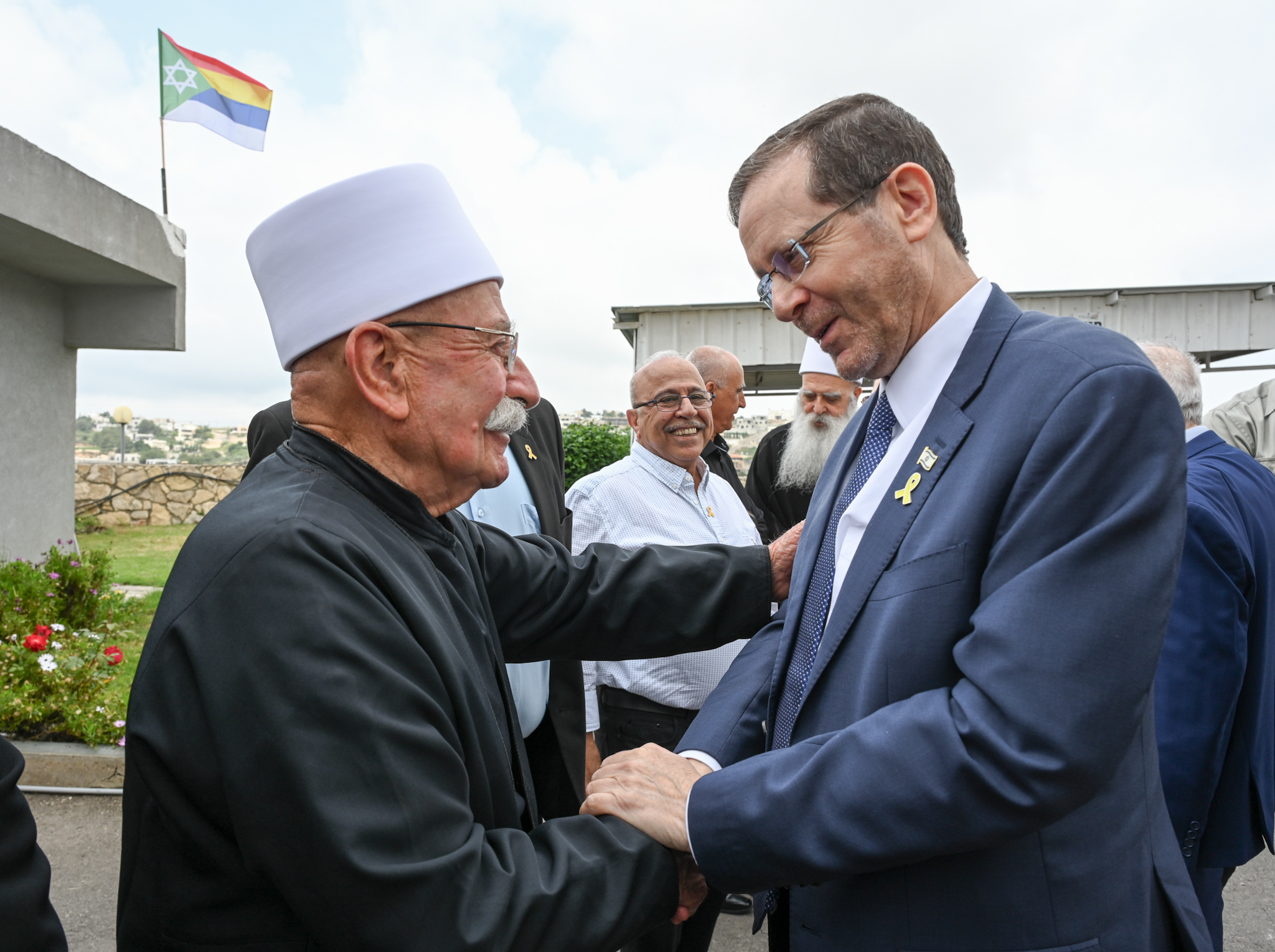 נשיא המדינה ביקר ביד לבנים הדרוזי